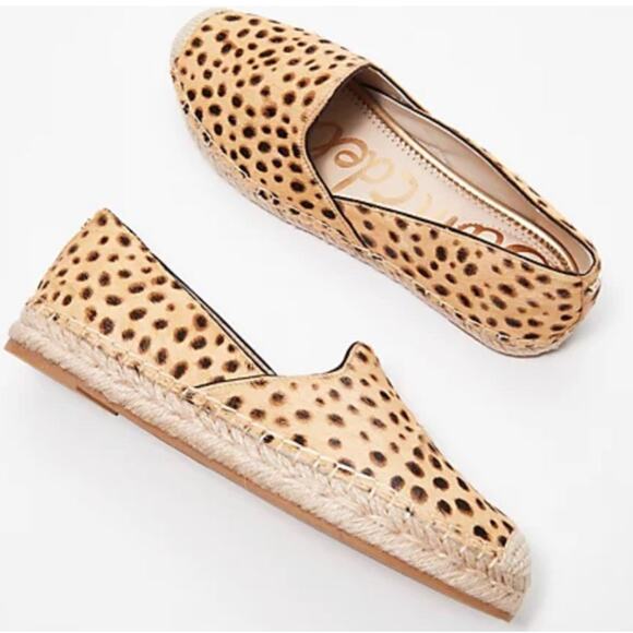 Sam Edelman Kesia Animal Print Slip-On Espadrilles Size 6.5 - Picture 2 of 8